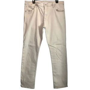 The Rising Sun Mfg Co Slim Fit Jeans in Cream Men’s 38